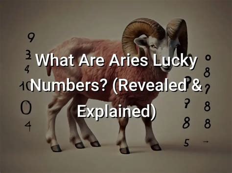 aries two lucky number|The Luckiest Numbers for Aries and More. .